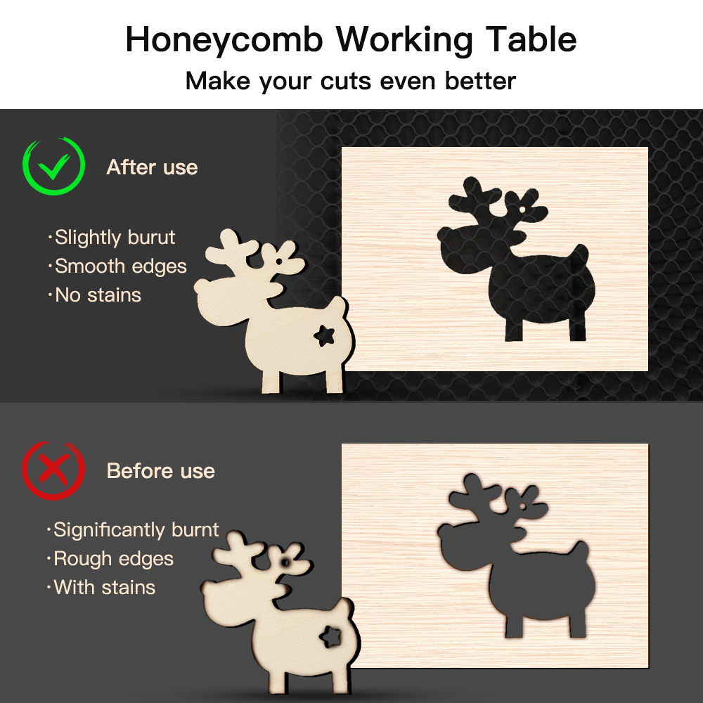 Mesin grafir Laser โต๊ะเครื่อง - Honeycomb Laser Bed บทวิจารณ์และราคา